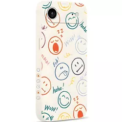 Pnakqil zaštitna futrola Smiley za Apple iPhone 17 Pro Max - Bež KP39895