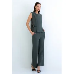 Trend Alacati Stili Ženski komplet Alc-X14444, Kaki