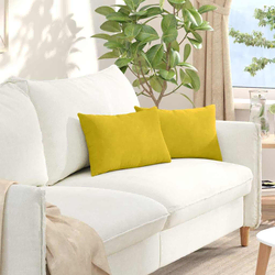 Jastučići za sofu 2 pcs Žuta 50 x 30 cm Kordura tekstil
