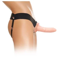 Fetiš Strap-On 6 - strap-on votli dildo (naravni)