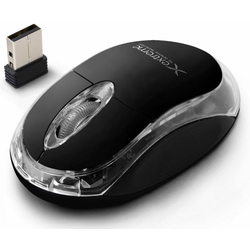 Extreme xm105k extreme mouse wireless. 2.4ghz 3d opt. usb harrier črna