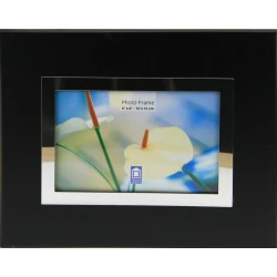 Karako Foto okvir 10x15 cm, iz lesa, namizni, stenski, 779 črn