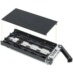 Ohišje za SSD disk Icy Dock MB834TP-B, 2.5, Aluminij, Črna