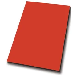 Risalna tabla A2, 20 listov, 225 g, rdeča