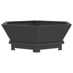 Kamin Crna 75 x 75 x 28 cm Čelik