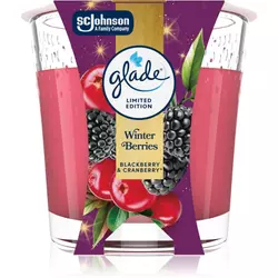 GLADE Winter Berries dišeča sveča 112 g