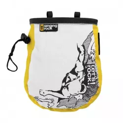 Singing Rock-Comic chalk bag yellow