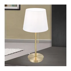 Orion LA 4-1205/1 - Stona lampa sa USB portom LUDWIG 1xE27/40W/230V bela/zlatna