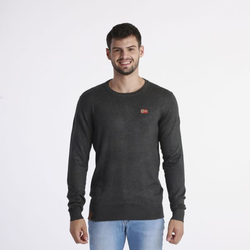 GEOGRAPHICAL NORWAY Muški džemper Ferasmo Dark Grey Men 246 Pna M, Tamanosivi
