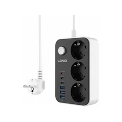 LDNIO Produžni kabl SE3631C 3 utičnice 2m