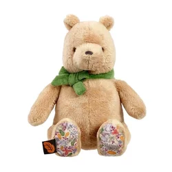 Rainbow Plišasti Medvedek Pu z zeleno pentljo 22 cm