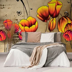 Tapeta maki z etno pridihom - 147x99