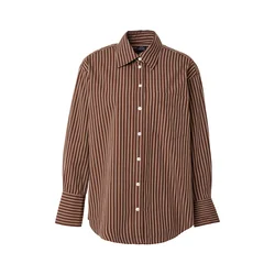 GAP Bluza rjava / bela