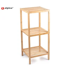 ALPINA Bambusova polica za kupatilo sa 3 nivoa 33 x 31.5 x 77.5 cm