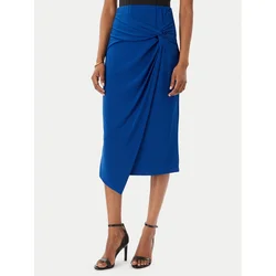 Rinascimento Midi krilo CFC0123489003 Modra Regular Fit