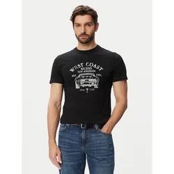 Guess Majica M6YI44 K4230 Črna Slim Fit