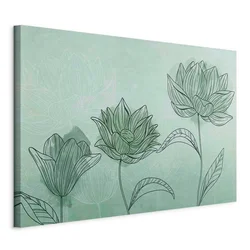 artgeist Slika Na Platnu Three Flowers