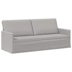 vidaXL 3-sedna sofa Oblačno siva 190 x 81 x 82 cm Blago