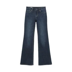 Pull&Bear Kavbojke temno modra