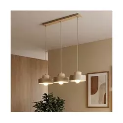 Luster na sajli KIVI 3xE27/15W/230V bež