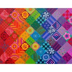 The House of Puzzles - Puzzle Patchwork Rainbow - 1 000 kosov
