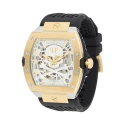 Philipp Plein Analogna ura zlata/črna/bela
