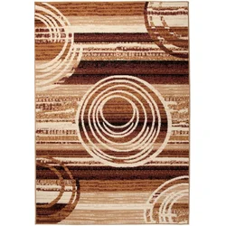 Chemex Preproga Cheap Moderna Trendovska D325A Bgx Bež Gorčična Kremna Rjava 250x350 cm