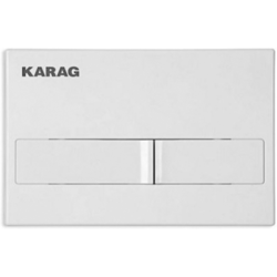 KARAG WC tipka Carina white, T050112