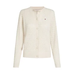 TOMMY HILFIGER Pletena jopa ecru