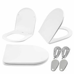 STRANIŠČNA ŠKOLJKA UF DUROPLAST FLAT WHITE