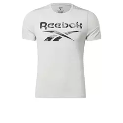 Reebok WOR AC GRAPHIC SS Q1, muška majica za fitnes, bela GN5380