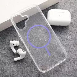 Maska Mag Case Clear Slim za iPhone 17 ljubicasta
