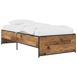Vidaxl Konstrukcija postelje Star les 80 x 200 cm Inženirski les