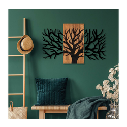 Wallity Zidna dekoracija Rog Tree-381, 59x96cm, Hrast
