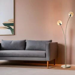 Aberto Design Podna lampa Rose , 165 cm, E27, Zlatne boje