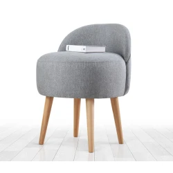 Lessentiel Maison Tabure 46x46x64cm, Sivo
