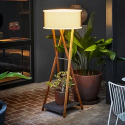 MARSET Cala 140 talna svetilka, IP65, iroko/rjava - Dizajn - rjava, bela, smetana - Les