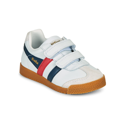 Gola Nizke superge HARRIER LEATHER VELCRO Bela