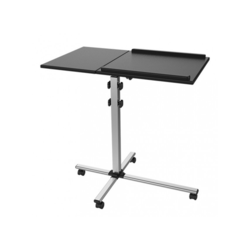 Techly Universal Adjustable Trolley for Notebook Projector, Black