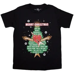Tom Petty & The Heartbreakers Majica Merry Christmas Unisex Black S