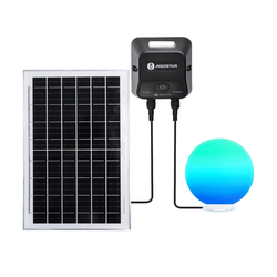 Aigostar-LED RGB spoljna svetiljka MESH sa prigušiva 35W/3,7V 4000mAh 2700-6500K IP65 prečnik 30 cm