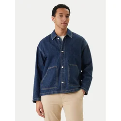 Jack & Jones Jeans srajca Cambridge 12293585 Mornarsko modra Oversize