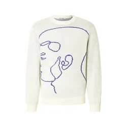 Only & Sons Pulover ONSHAMILTON ecru/modra