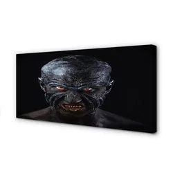 tulup.si Slika na platnu Strašna pleša slika z rdečimi očmi 120x60 cm