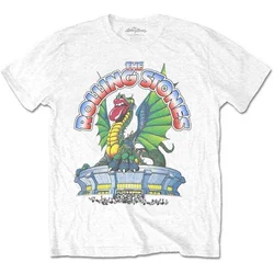 The Rolling Stones 81 Tour Dragon (Back Print) White L Majica