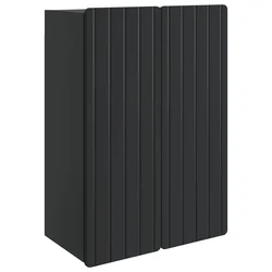 Ormar za montažu na zid Crna 66 x 34,5 x 92 cm
