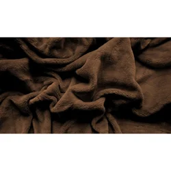 Ljubki dom Mikropliš rjuha SOFT 90x200 cm temno rjava