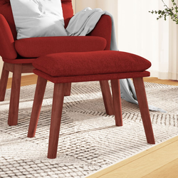 vidaXL Stolček za noge vinsko rdeč 45x29,5x39 cm blago