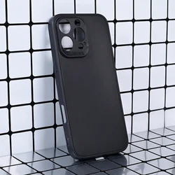 Maska za mobilni telefon iPhone 16 Pro Max 3D CAMERA, Crna