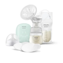 Avent el pumpica essential+5kesica za mleko+4tupfe